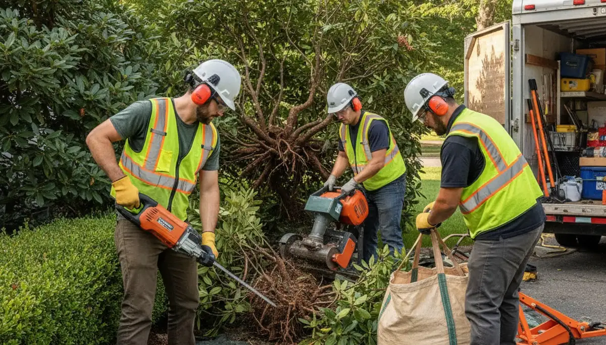 Shrub removal service in Boca Raton, FL for safe, efficient overgrowth clearing