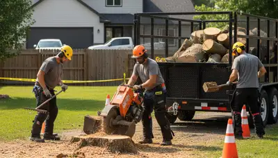 Stump removal service in Boca Raton, FL for safe, thorough yard clearing