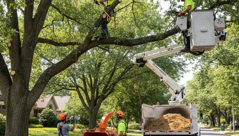 Tree pruning by local arborists in Boca Raton, FL to improve tree health and storm safety