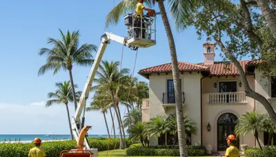 Tree trimming crew serving Boca Raton, FL for safe, professional tree care