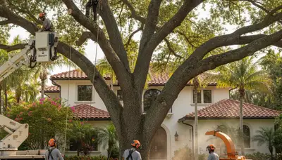 Tree trimming service in Boca Raton, FL for a safe, well-maintained residential property