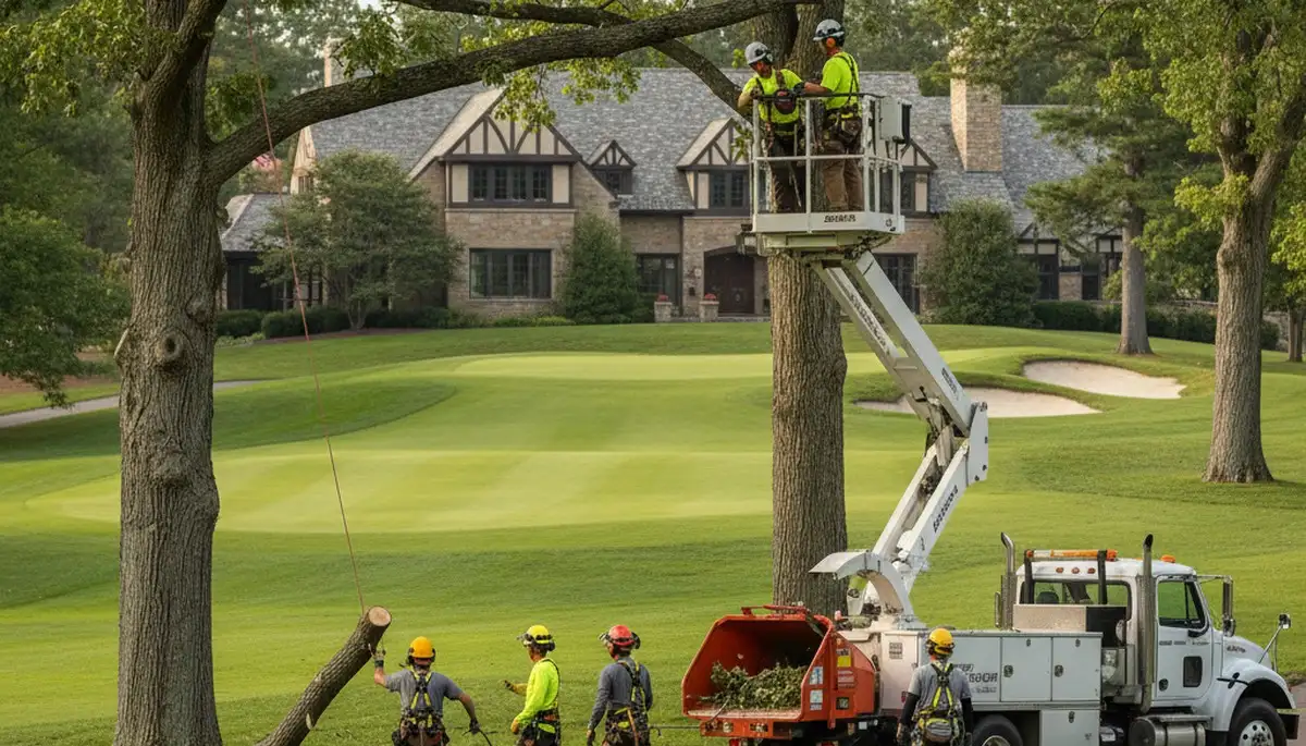 Tree trimming service in Boca Raton, FL for safe, professional tree care on a residential property
