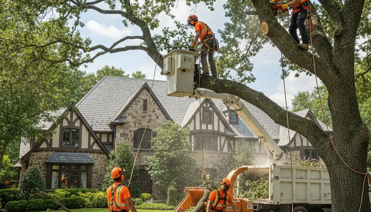 Tree trimming crew serving Boca Raton, FL for safe, professional tree care