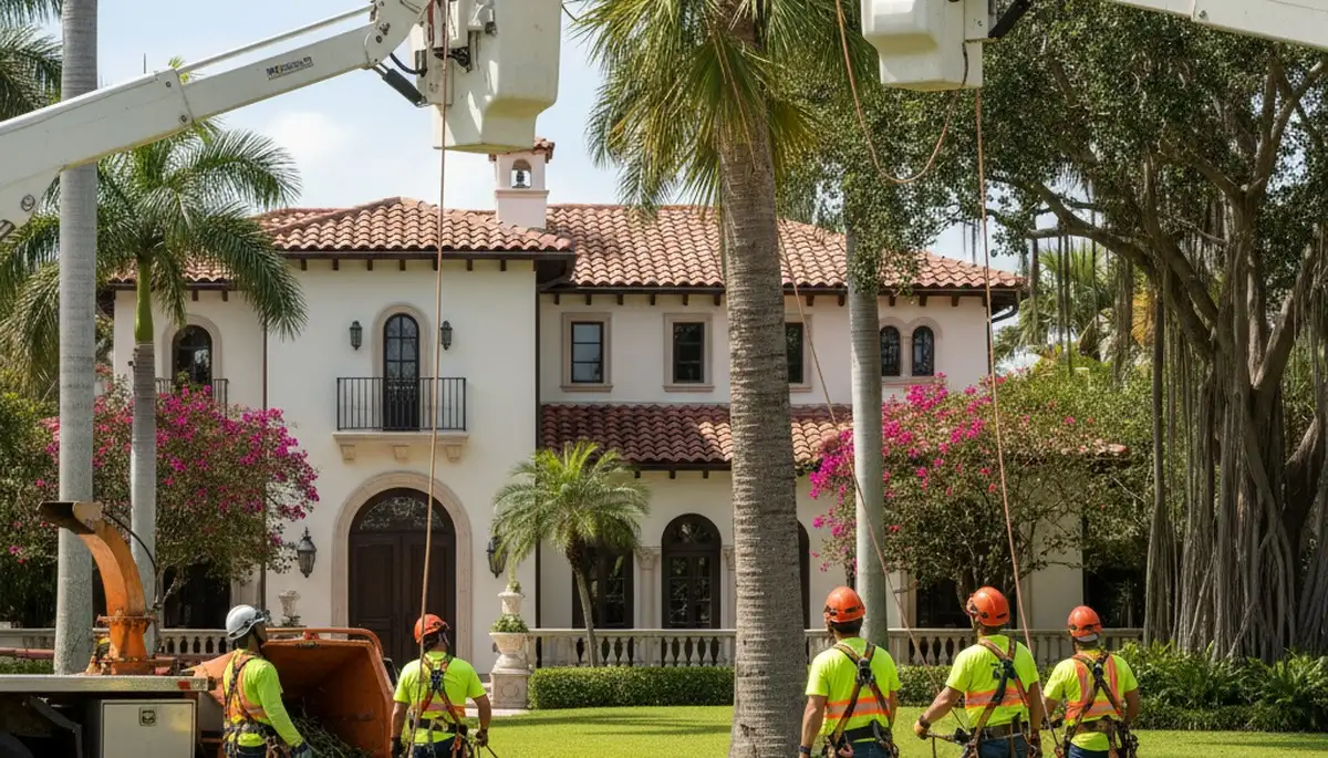 Professional tree trimming service in Boca Raton, FL for safe, precise tree care